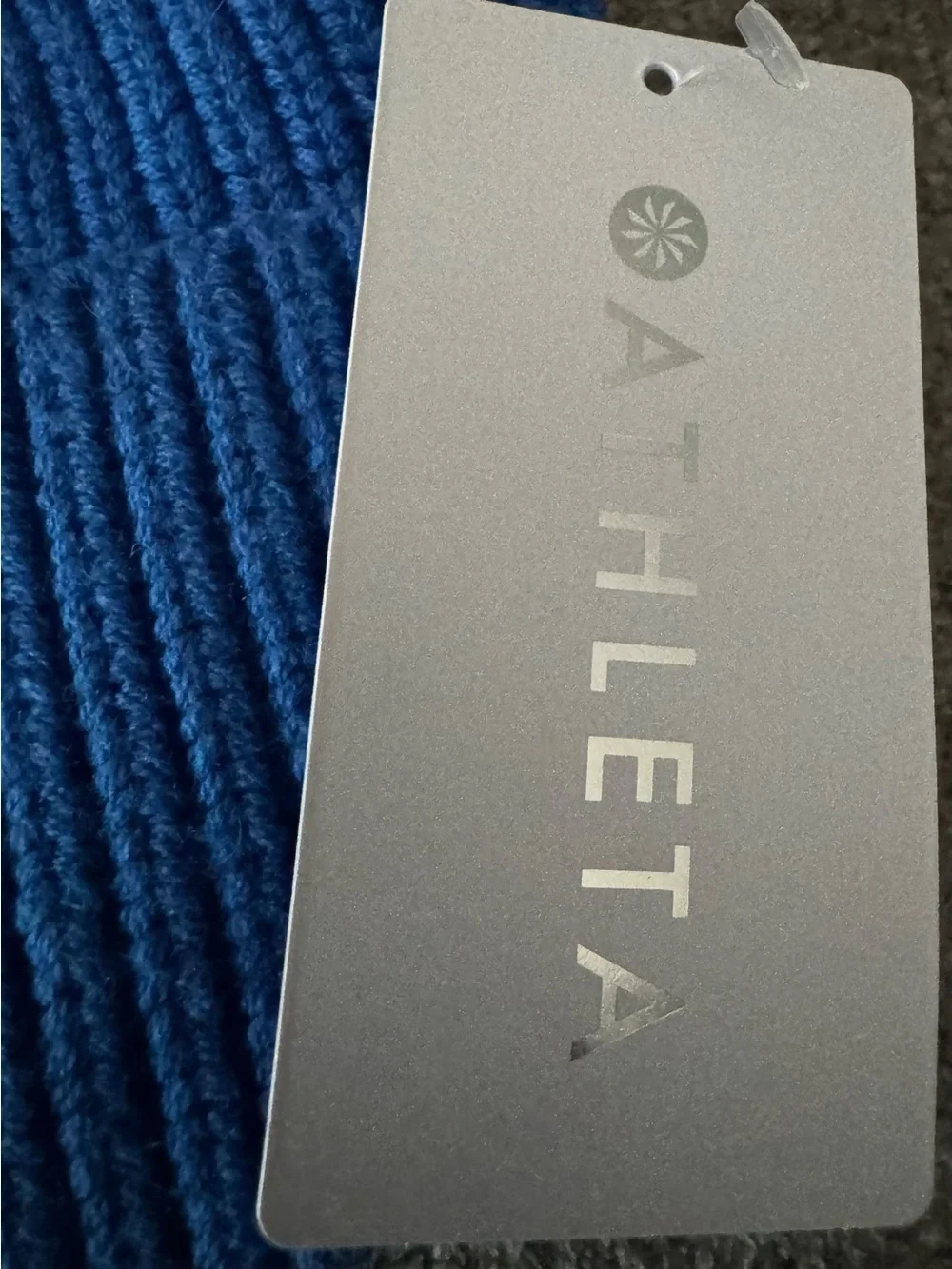 Athletic Cozy Blue Cozy Hour Beanie - Ribbed Cuff Blue